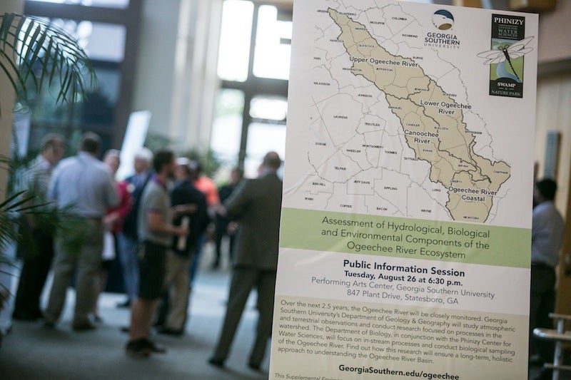 Georgia Southern University and the Phinizy Center Talk Ogeechee River Project