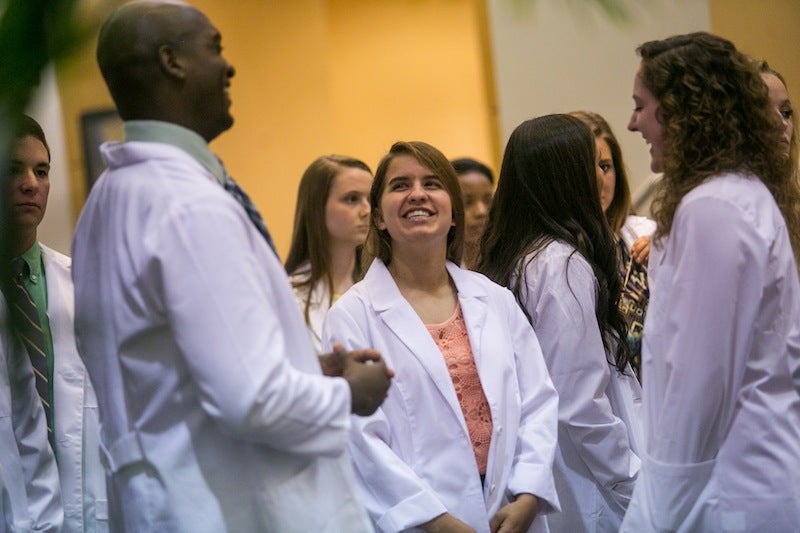 School of Nursing Celebrates Inaugural White Coat Ceremony
