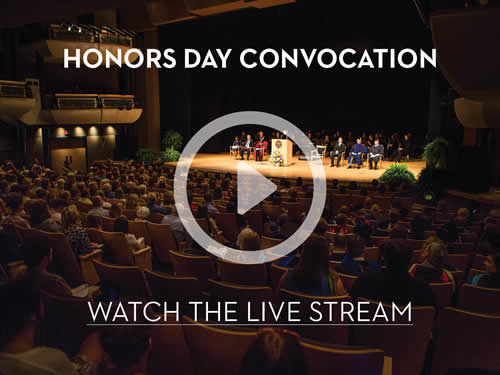 Honors Day Convocation Will Feature Live Stream