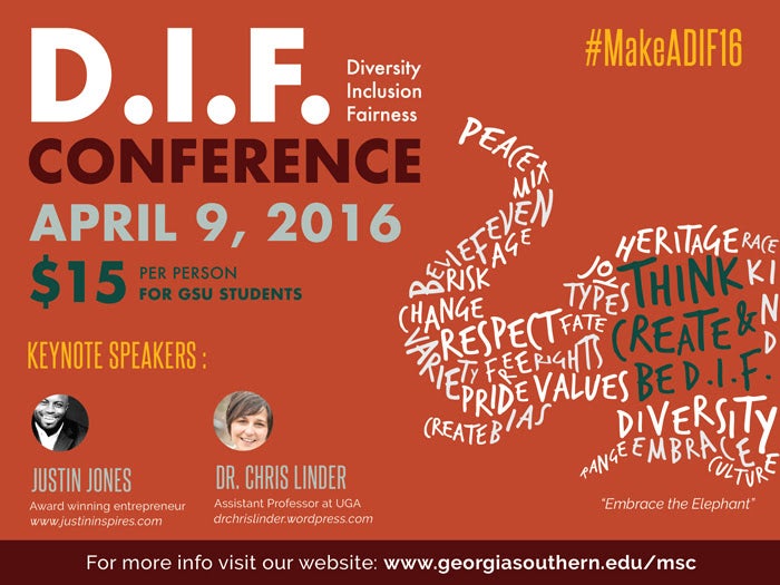 Diversity, Inclusion & Fairness Conference comes to campus this April