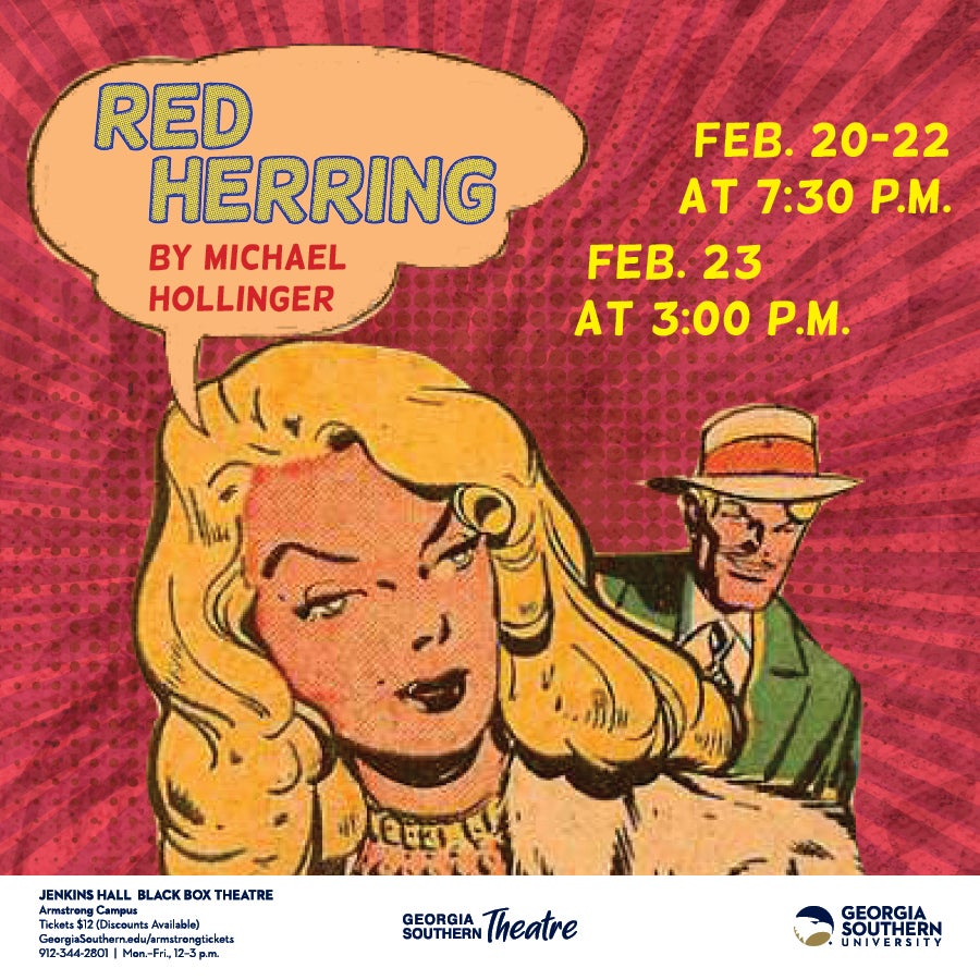 Noir comedy ‘Red Herring’ opens Feb. 20 on the Armstrong Campus