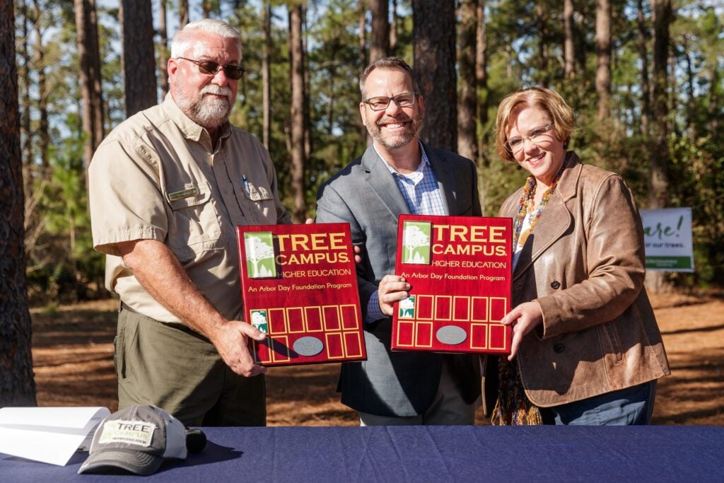 Georgia Southern receives Tree Campus Higher Education recognition from Arbor Day Foundation
