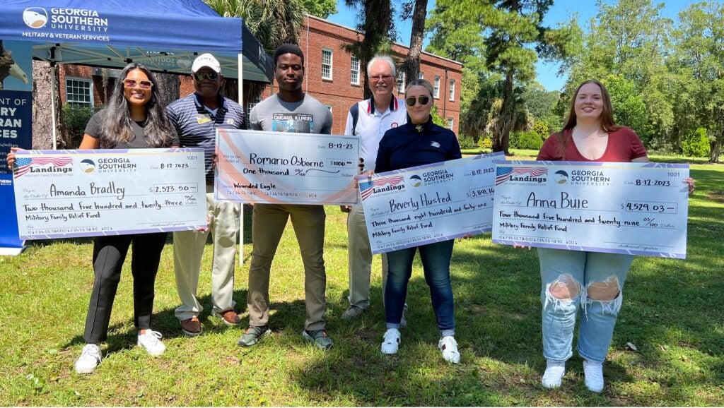 6 military spouses awarded scholarships from Georgia Southern University and supporters