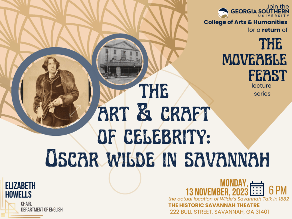 “Moveable Feast” lecture series returns with discussion of Oscar Wilde at historic venue