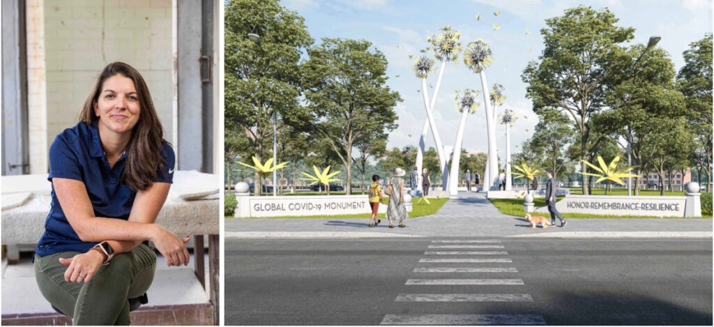 Georgia Southern art professor wins global COVID-19 monument design contest, unveiling in Chicago in 2025