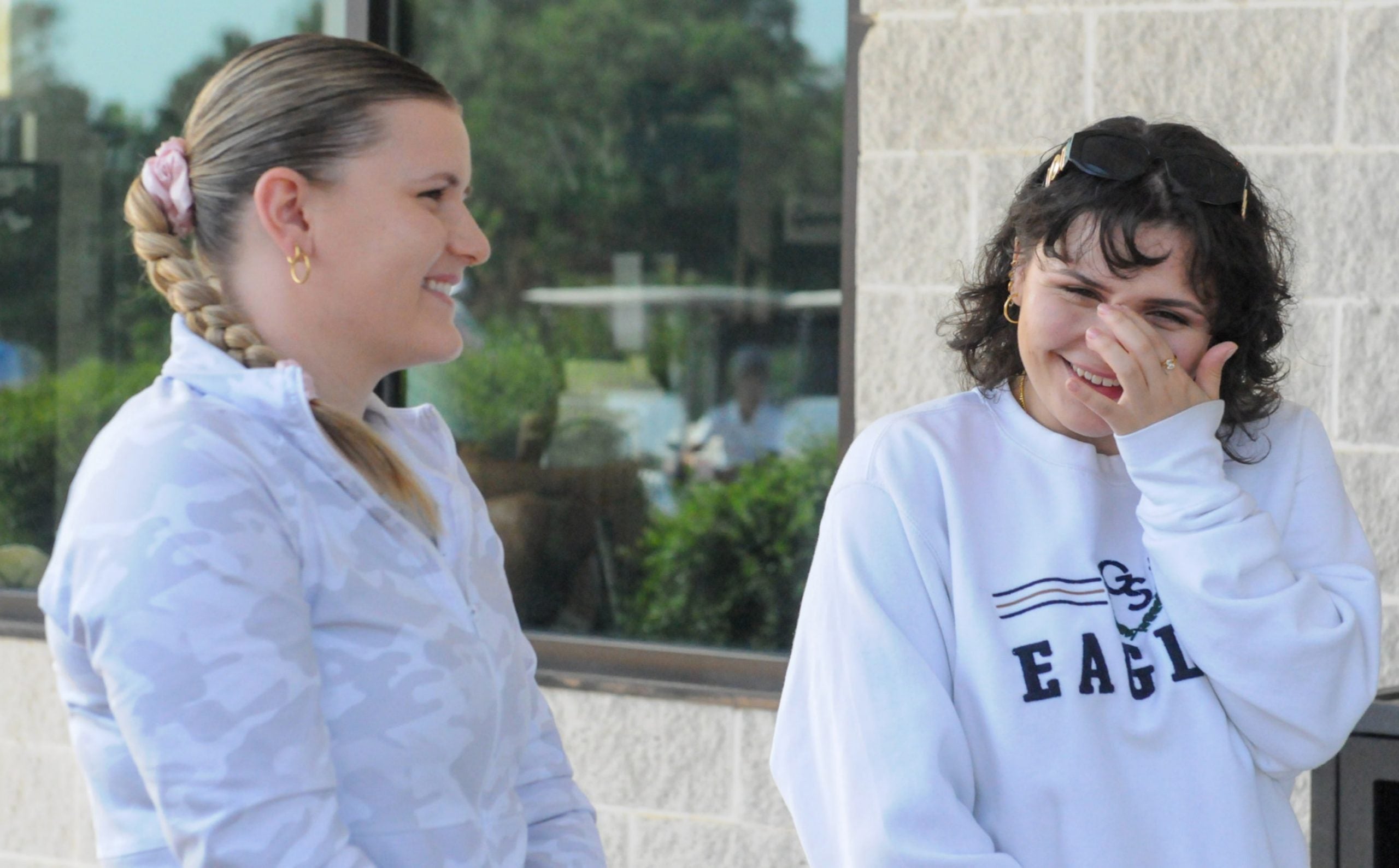 Thanks to her school work, impact on the community and the trials she’s overcome in her personal life, Brown was awarded a $9,000 Robert S. Haywood Scholarship. This scholarship is available to students attending Georgia Southern who have or had parents who served in the military.