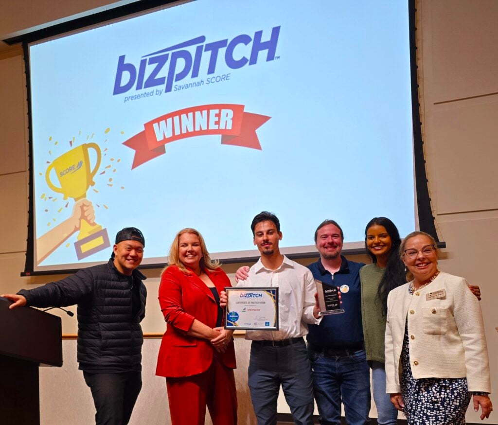 Computer Science major Daniel Troyano receives top scores at BizPitch competition in Savannah