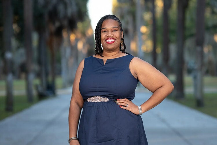 Nandi Marshall standing in Savannah