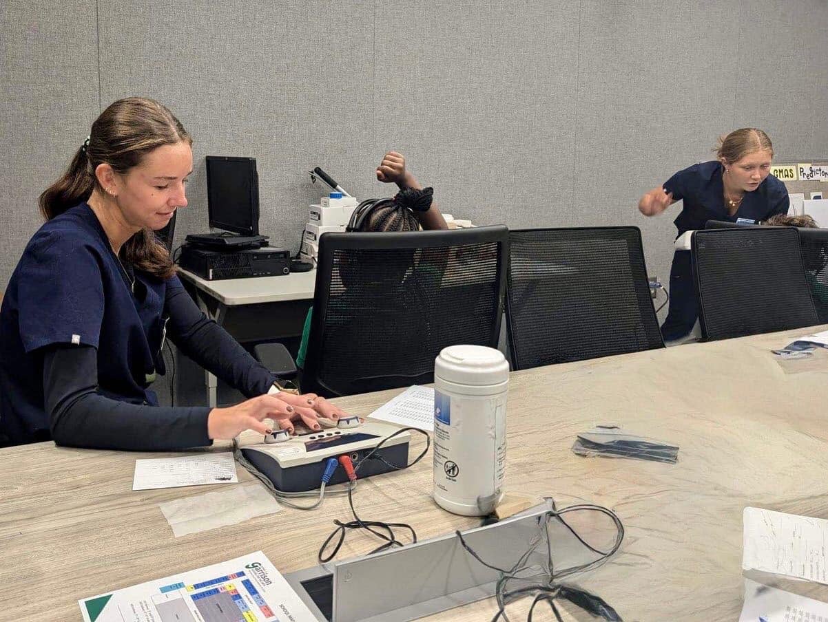 Georgia Southern University students got out of the classroom during the Fall 2024 semester to perform more than 6,000 crucial hearing screenings for Chatham and Effingham County K-12 students.