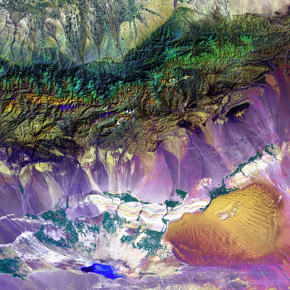 Overhead image of terrain
