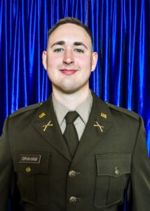 Georgia Southern Army ROTC graduate, Graham, Caleb