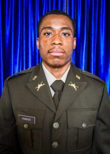 Georgia Southern Army ROTC graduate, Parker, Skyler