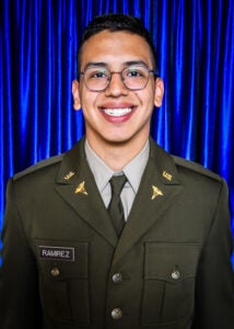 Georgia Southern Army ROTC graduate, Ramirez, Gabriel