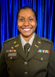 Georgia Southern Army ROTC graduate, Singletary, Lekia