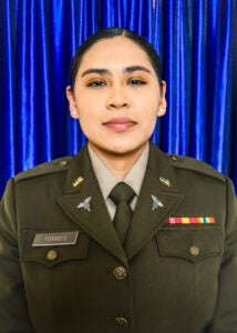 Georgia Southern Army ROTC graduate, Torres, Silvia