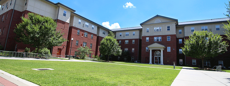 View of Centennial Place, a housing development at the Statesboro campus of Georgia Southern University