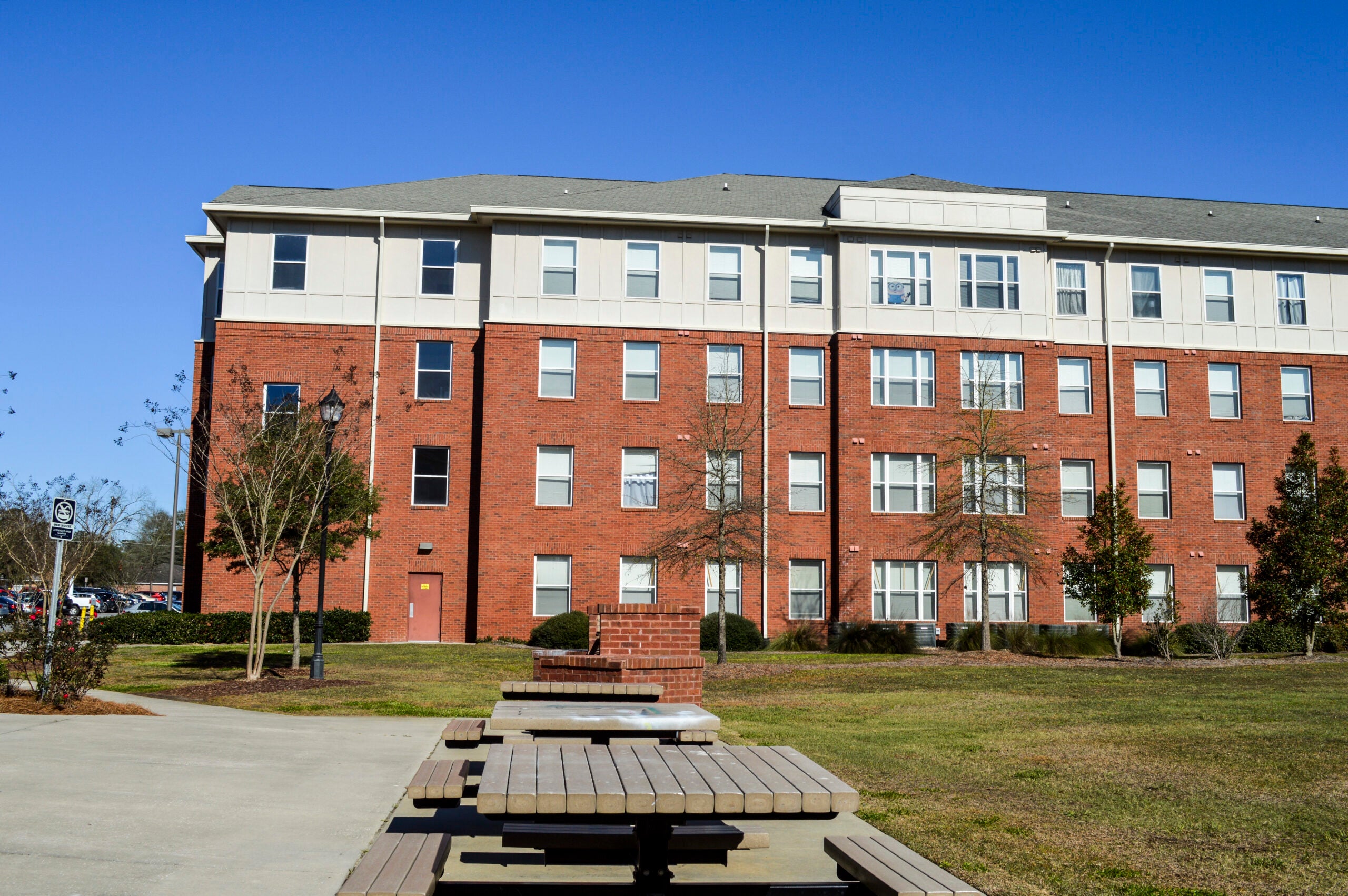 View of Eagle Village, a student housing area on the Statesboro campus of Georgia Southern University