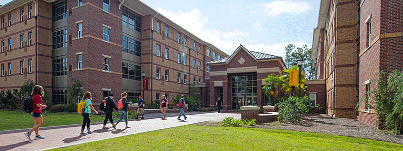 View of Windward Commons, a housing development at the Armstrong campus of Georgia Southern University