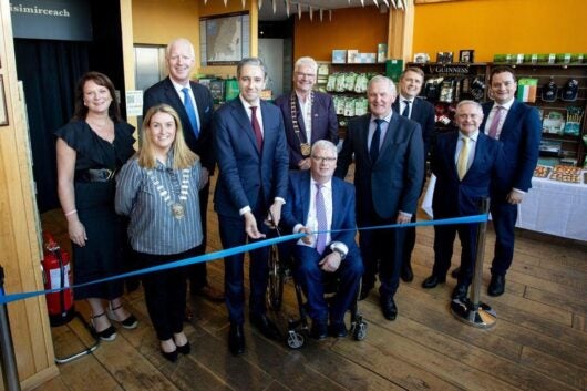 Image of group of Georgia Southern students and teachers cutting a ribbon.