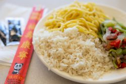 An entree from Wok-n-Roll at Lakeside Commons.