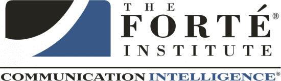 The Forte Institute logo. Communication Intelligence.