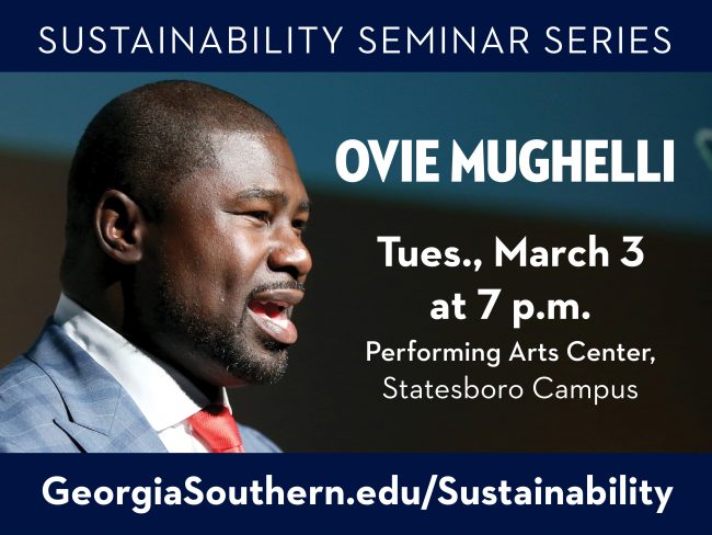Ovie Mughelli CfS Sustainability Seminar Series