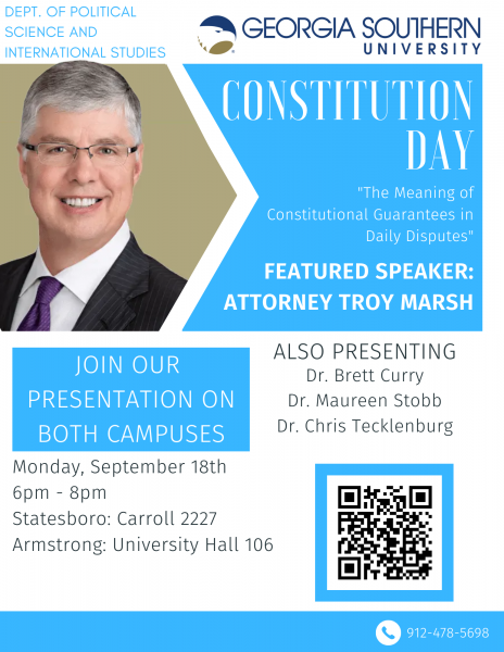 Georgia Southern University is gearing up to celebrate Constitution Day on Sept. 18 on the Statesboro and Armstrong campuses, during its annual event that delves deep into the heart of American democracy. This event aims to shed light on the Constitution's significance in American society and government, emphasizing both our rights and responsibilities as citizens.