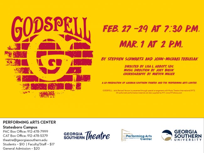 "Godspell" Broadway musical