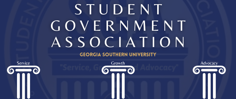 The Student Government Association of Georgia Southern University stands on the pillars of service, growth and advocacy.