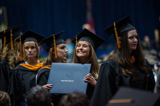 Georgia Southern University today held its 23rd Fall Commencement at Hanner Fieldhouse, 590 Herty Drive.