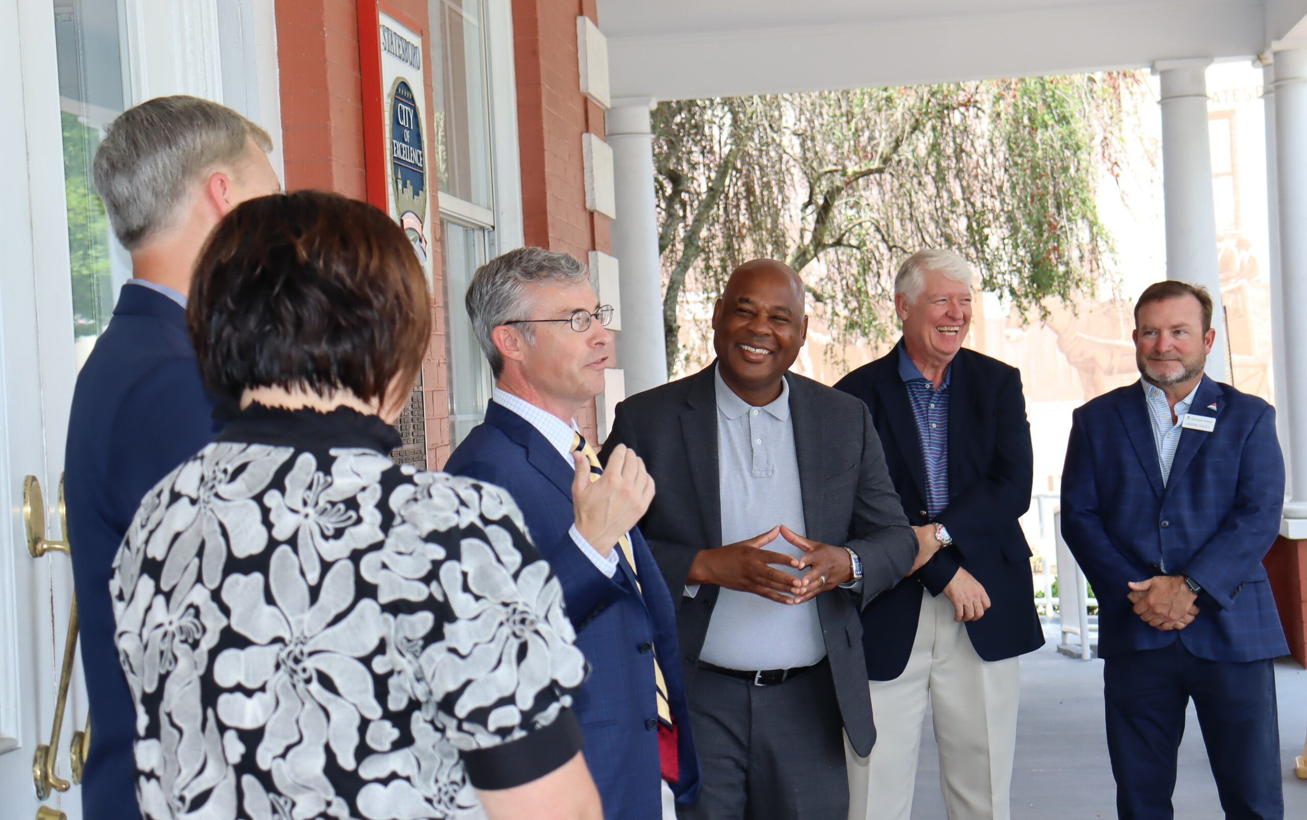 Georgia Southern's "Retail Recruiter Program" Lead, Alan Gross, speaks at the "Retail Ready" announcement in June 2025.