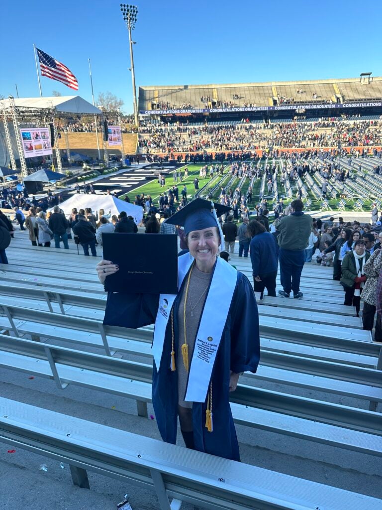 “If it scares you, you’re meant to try it:” Georgia Southern graduate earns degree after nearly 30 years of challenges, triumphs and self-discovery