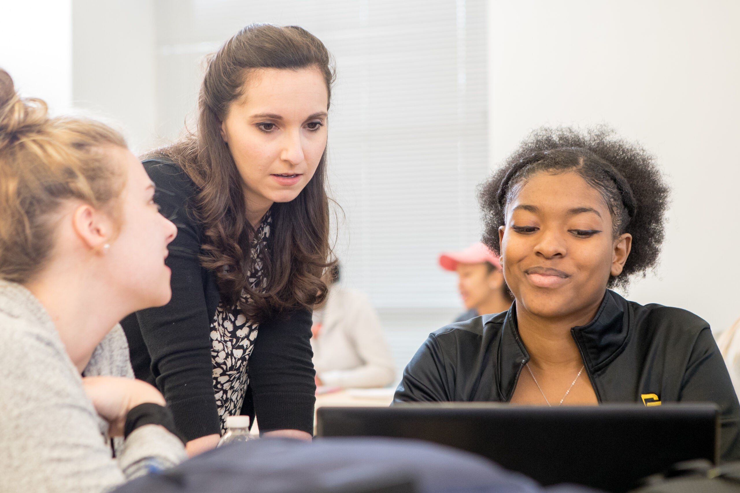 College of Health and Professional Studies students working together.