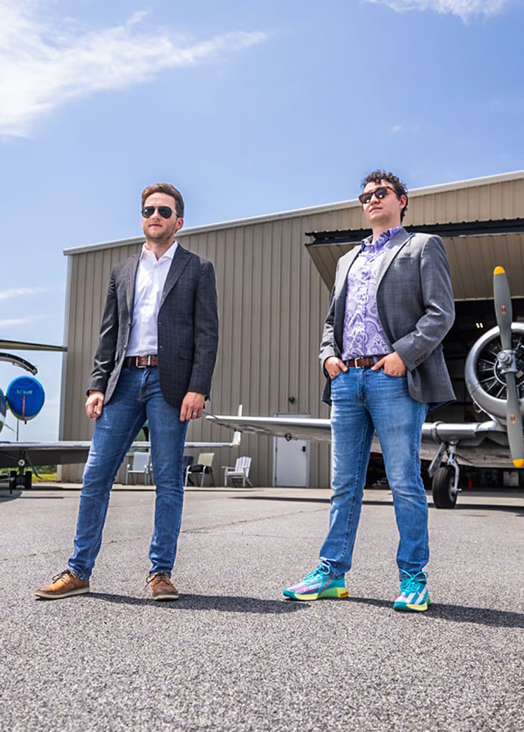 Georgia Southern alumni Preston LaVangie and Benjamin Youngstrom, co-founders of Fyve By.