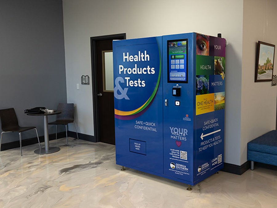 Picture of care station vending machine