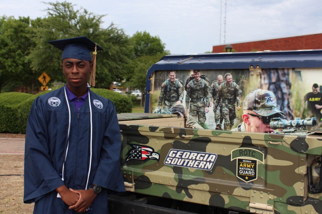 From satellite signals to supply chains: One Parker College of Business graduate’s unconventional journey to Eagle Nation
