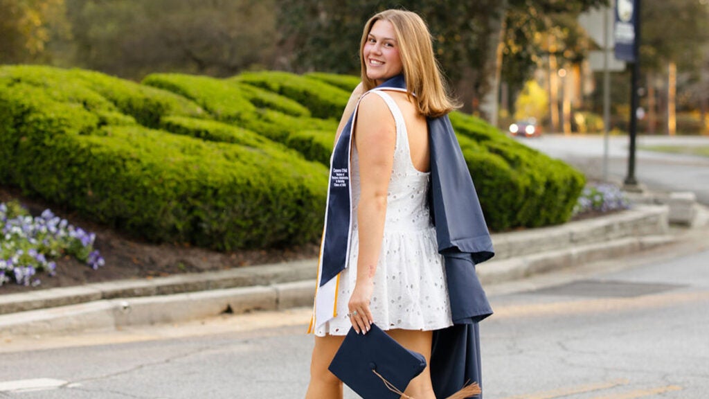 Marketing major finds purpose in Statesboro Campus beauty