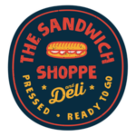 Circular logo for The Sandwich Shoppe at Georgia Southern Armstrong campus.